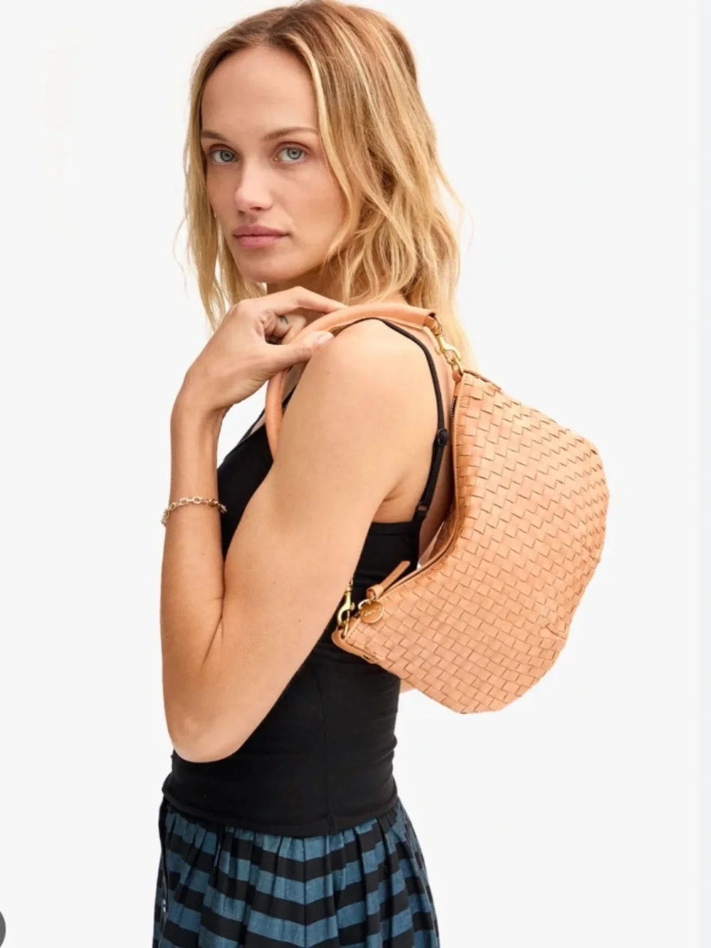Clare V Petit Moyen Camel Leather Bag - Picture 4 of 10